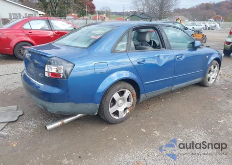 2002 Audi A4 1.8T из США, поврежденный, VIN WAULC68E12A040296